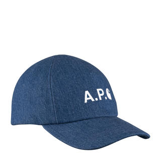 アーペーセー(A.P.C)の新品 アーペーセー インディゴブルー デニム キャップ 帽子 ネイビー 58cm(キャップ)