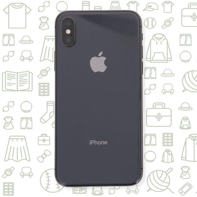 iPhone(アイフォーン)の【B】iPhoneX/64/ドコモ スマホ/家電/カメラのスマートフォン/携帯電話(スマートフォン本体)の商品写真