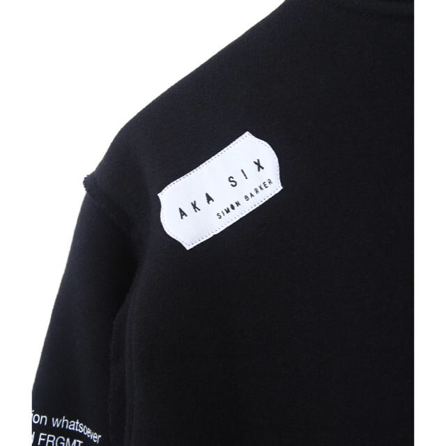 AKA SIX fragment M 黒 COLLUSION スウェット 新品