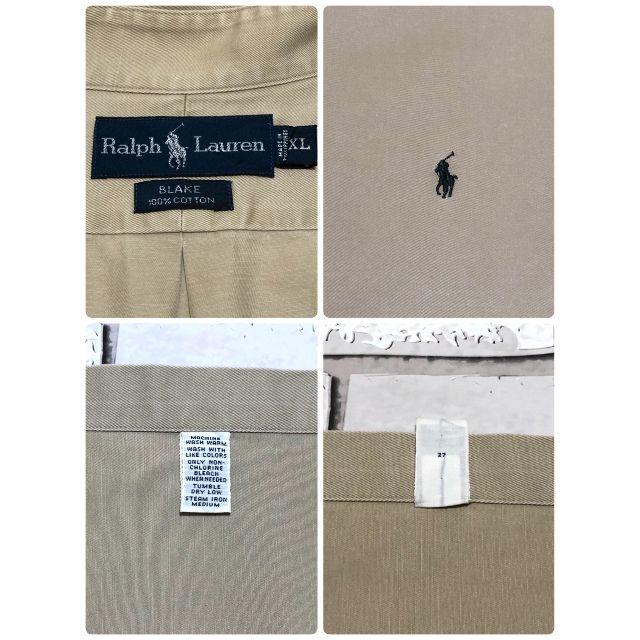 POLO RALPH LAUREN(ポロラルフローレン)の早い者勝ち POLOラルフローレン コットン長袖BDシャツ ビッグサイズ ロゴ入 メンズのトップス(シャツ)の商品写真