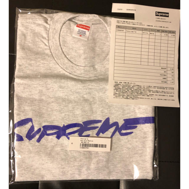 SUPREME 20AW FUTURA LOGO TEE ASH GRAY XL