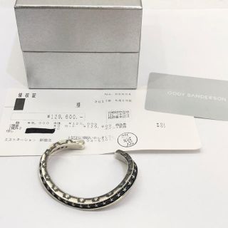 縦幅CODY SANDERSON コディーサンダーソン Lucky Charm Bracelet -Heart Charm ラッキーチャームハート バングル シルバー