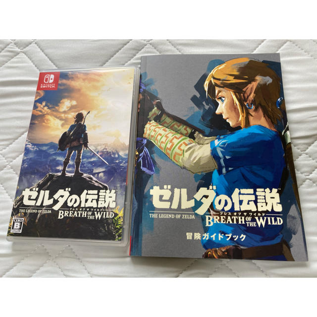 Nintendo Switch(ニンテンドースイッチ)のゼルダの伝説 ブレス オブ ザ ワイルド ～冒険ガイドブック＆マップ付き～ Sw エンタメ/ホビーのゲームソフト/ゲーム機本体(家庭用ゲームソフト)の商品写真