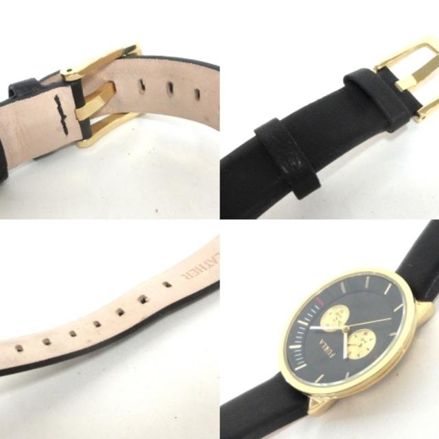 Furla(フルラ)のフルラ 腕時計美品  - 4251102501-54811 黒 レディースのファッション小物(腕時計)の商品写真