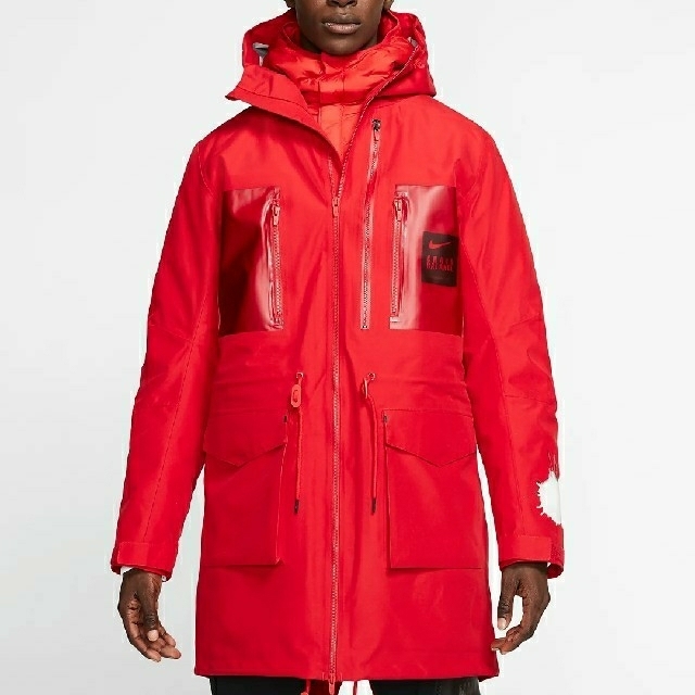 UNDERCOVER(アンダーカバー)のNIKE under cover Red L フィッシュ テール パーカー メンズのジャケット/アウター(その他)の商品写真