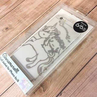 シナモロール(シナモロール)のシナモロール 透明 iPhone6/6s スマホケース SAN533A(iPhoneケース)