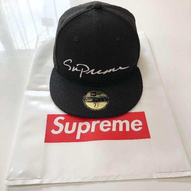 18 aw supremeシュプリーム ニューエラ スクリプトキャップ CAP - キャップ