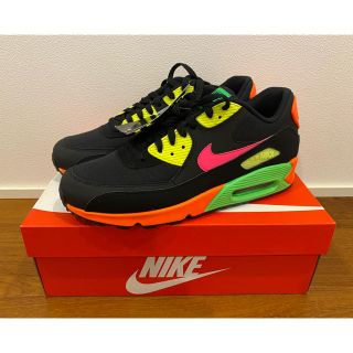 ナイキ(NIKE)のナイキ エア マックス 90 ネオン ブラック/レーサー ピンク28.5cm(スニーカー)