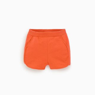 ザラキッズ(ZARA KIDS)のZARA ザラ　キッズ　ラベル付きベーシックバミューダパンツ(パンツ/スパッツ)