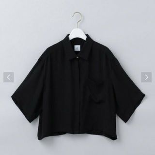 ビューティアンドユースユナイテッドアローズ(BEAUTY&YOUTH UNITED ARROWS)のroku　ロク　シアーショートシャツ(シャツ/ブラウス(半袖/袖なし))