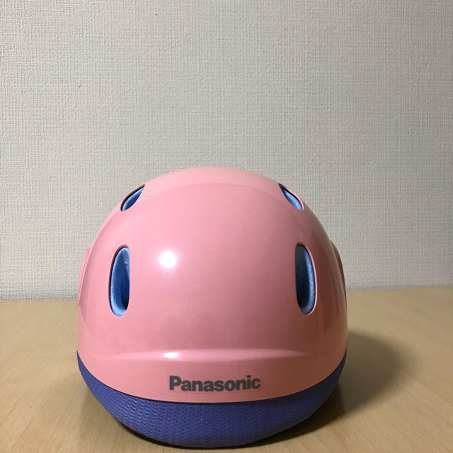 Panasonic(パナソニック)のパナソニック　子供用　自転車ヘルメット　美品 自動車/バイクのバイク(ヘルメット/シールド)の商品写真