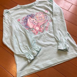 シマムラ(しまむら)の新品　しまむら　エコネコ　ユニコーンTシャツ　130(Tシャツ/カットソー)