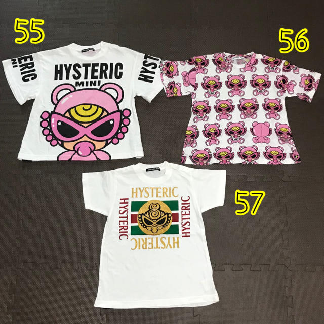 HYSTERICMINI 55〜57Tシャツ/カットソー