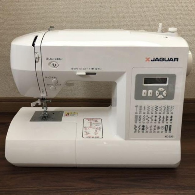 ジャガーコンピュータミシン　本体　 kc230 フットコントローラー付