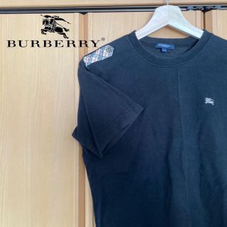 バーバリー(BURBERRY)の値下げ‼️ バーバリー　カットソー　黒　ブラック　Tシャツ　ボーイズ(Tシャツ/カットソー)