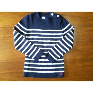 プチバトー(PETIT BATEAU)の一回着用 長袖ニット(ニット)