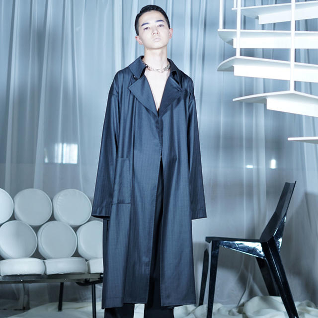 ATHA for amanojak. silk/wool maxi coat | www.innoveering.net