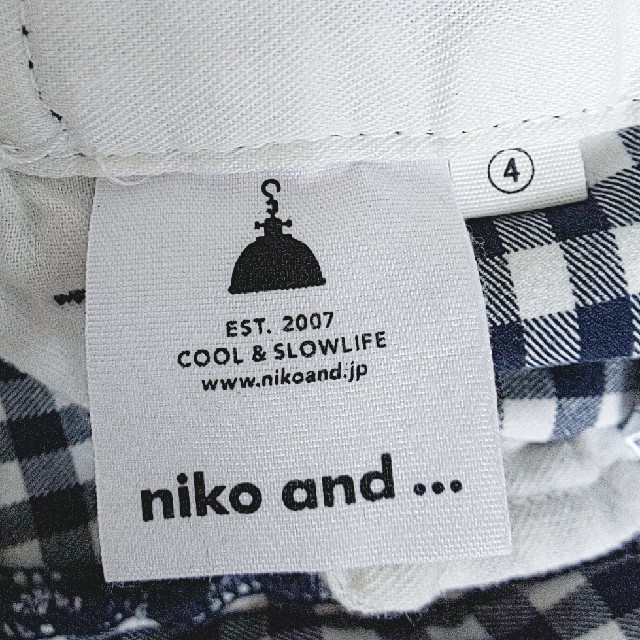 niko and...(ニコアンド)のniko and チェック パンツ 七分丈 レディースのパンツ(カジュアルパンツ)の商品写真