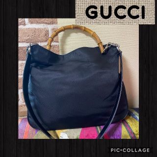 グッチ(Gucci)の正規品。GUCCIグッチ。バンブーショルダーバッグ。グッチバンブーバッグ。(ショルダーバッグ)