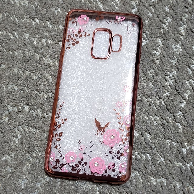 Galaxy s9 スマホケース　花柄　ピンク スマホ/家電/カメラのスマホアクセサリー(Androidケース)の商品写真