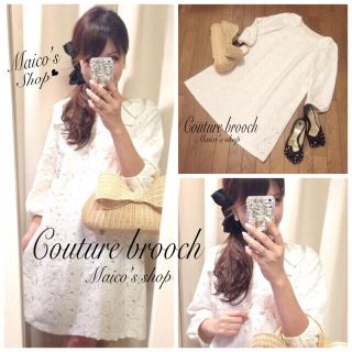 アナトリエ(anatelier)の今期完売♡Couture brooch(ひざ丈ワンピース)