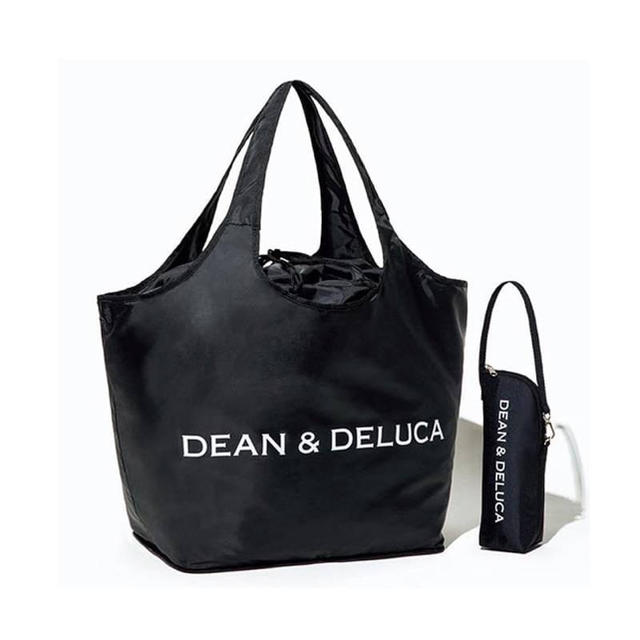 【DEAN&DELUCA】エコバッグ　保冷ボトルホルダー　２点セット【人気商品】 レディースのバッグ(エコバッグ)の商品写真