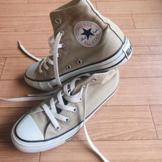 コンバース(CONVERSE)のconverse ベージュ　23.5㎝(スニーカー)