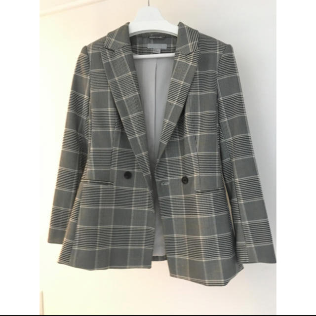 H&M(エイチアンドエム)のチェックジャケット レディースのジャケット/アウター(テーラードジャケット)の商品写真
