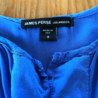 ジェームスパース(JAMES PERSE)のJames parse ブルーノースリーブシャツ(Tシャツ(半袖/袖なし))