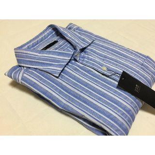 ニジュウサンク(23区)のM362新品♪23区 HOMME♪コットンストライプ長袖シャツ2L￥18700(シャツ)