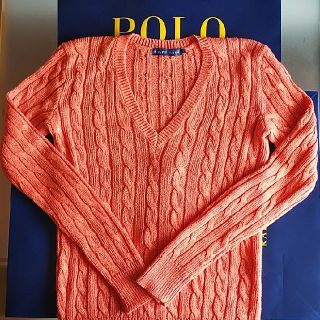 ポロラルフローレン(POLO RALPH LAUREN)のRALPH LAUREN   麻 素材 セーター  レディース  S サイズ(ニット/セーター)