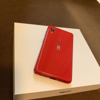 ラクテン(Rakuten)のrakutenmini クリムゾンレッド(スマートフォン本体)