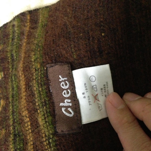 CHEER(チアー)のCheerのビッグストール レディースのファッション小物(マフラー/ショール)の商品写真