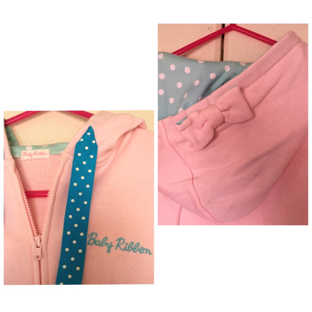 Emily Temple cute(エミリーテンプルキュート)のBaby Ribbon★Girls Parka ガールズパーカー レディースのトップス(パーカー)の商品写真