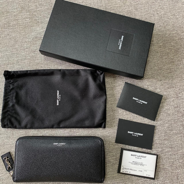 SAINT LAURENT - サンローラン　黒　長財布