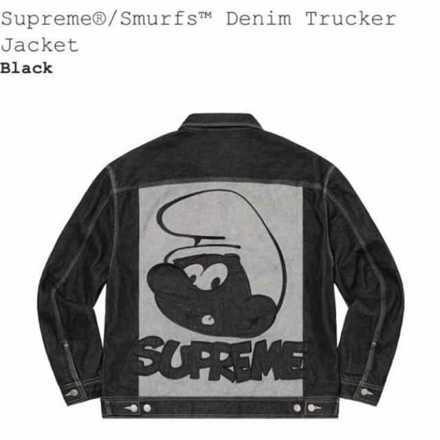 Supreme(シュプリーム)のSupreme Smurfes Denim Trucker Jacket メンズのジャケット/アウター(Gジャン/デニムジャケット)の商品写真