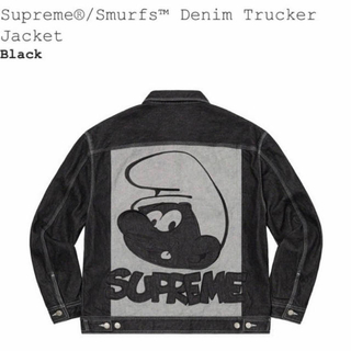 シュプリーム(Supreme)のSupreme Smurfes Denim Trucker Jacket(Gジャン/デニムジャケット)