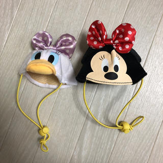 ディズニー(Disney)のねこのかぶりものシリーズ　帽子デイジー&ミニー　セット(猫)