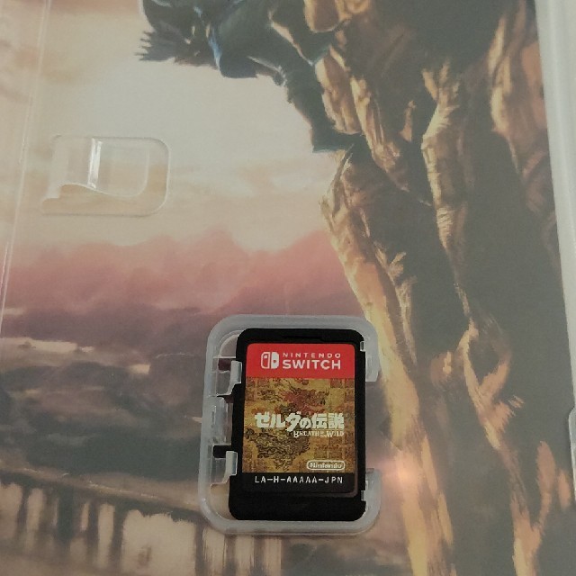 Nintendo Switch(ニンテンドースイッチ)のSwitch ゼルダの伝説 ブレスオブザワイルド エンタメ/ホビーのゲームソフト/ゲーム機本体(家庭用ゲームソフト)の商品写真