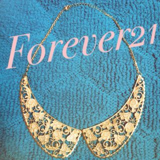 フォーエバートゥエンティーワン(FOREVER 21)の♡つけ襟ネックレス♡(ネックレス)