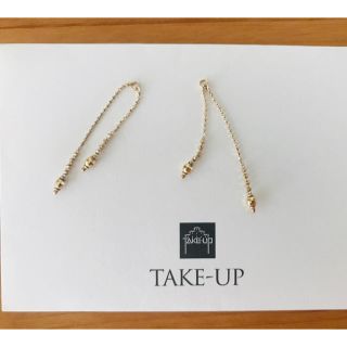 テイクアップ(TAKE-UP)のテイクアップ　Take up ピアスチャーム k10イエローゴールド (チャーム)