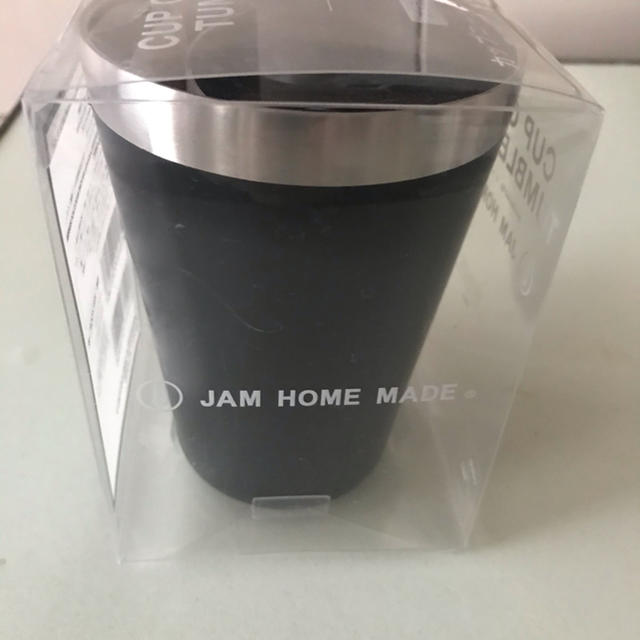 JAM HOME MADE & ready made(ジャムホームメイドアンドレディメイド)のファミマ限定　カップコーヒータンブラー　黒 インテリア/住まい/日用品のキッチン/食器(タンブラー)の商品写真