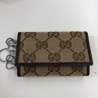 グッチ(Gucci)の新品同様！GUCCI GG柄 6連キーケース(キーケース)