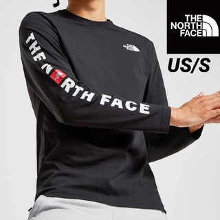 ザノースフェイス(THE NORTH FACE)のノースフェイス スリーブロゴ ロングスリーブTシャツ 海外Sサイズ(Tシャツ/カットソー(七分/長袖))