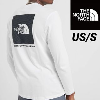 ザノースフェイス(THE NORTH FACE)のノースフェイス バックリフレクティブボックスロゴTシャツ 海外Sサイズ(Tシャツ/カットソー(七分/長袖))