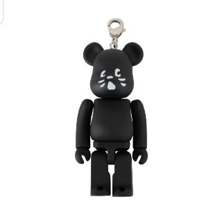 ネネット(Ne-net)の【新品】にゃーBE@RBRICK 100% 黒 キーホルダー(キャラクターグッズ)