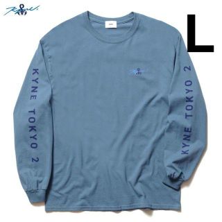 ソフ(SOPH)のL 新品 SOPHNET. KYNE TOKYO 2 L/S TEE BLUE(Tシャツ/カットソー(七分/長袖))