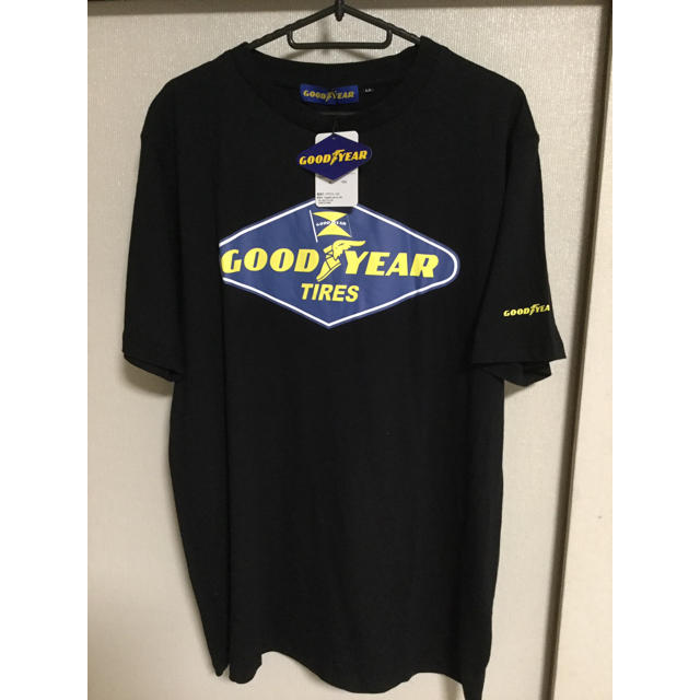 Goodyear(グッドイヤー)のGOODYEAR  半袖  Tシャツ　LLサイズ　黒　ブラック メンズのトップス(Tシャツ/カットソー(半袖/袖なし))の商品写真