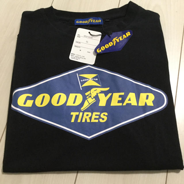 Goodyear(グッドイヤー)のGOODYEAR  半袖  Tシャツ　LLサイズ　黒　ブラック メンズのトップス(Tシャツ/カットソー(半袖/袖なし))の商品写真