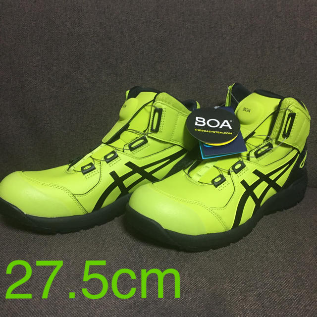 アシックス 安全靴 ウィンジョブ CP304 BOA 限定カラー ネオンイエロー-